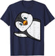 Emperor Penguin Wave Cute Boys Girls Kids Toddler Women Men T-Shirt - T-Shirt | Navy
