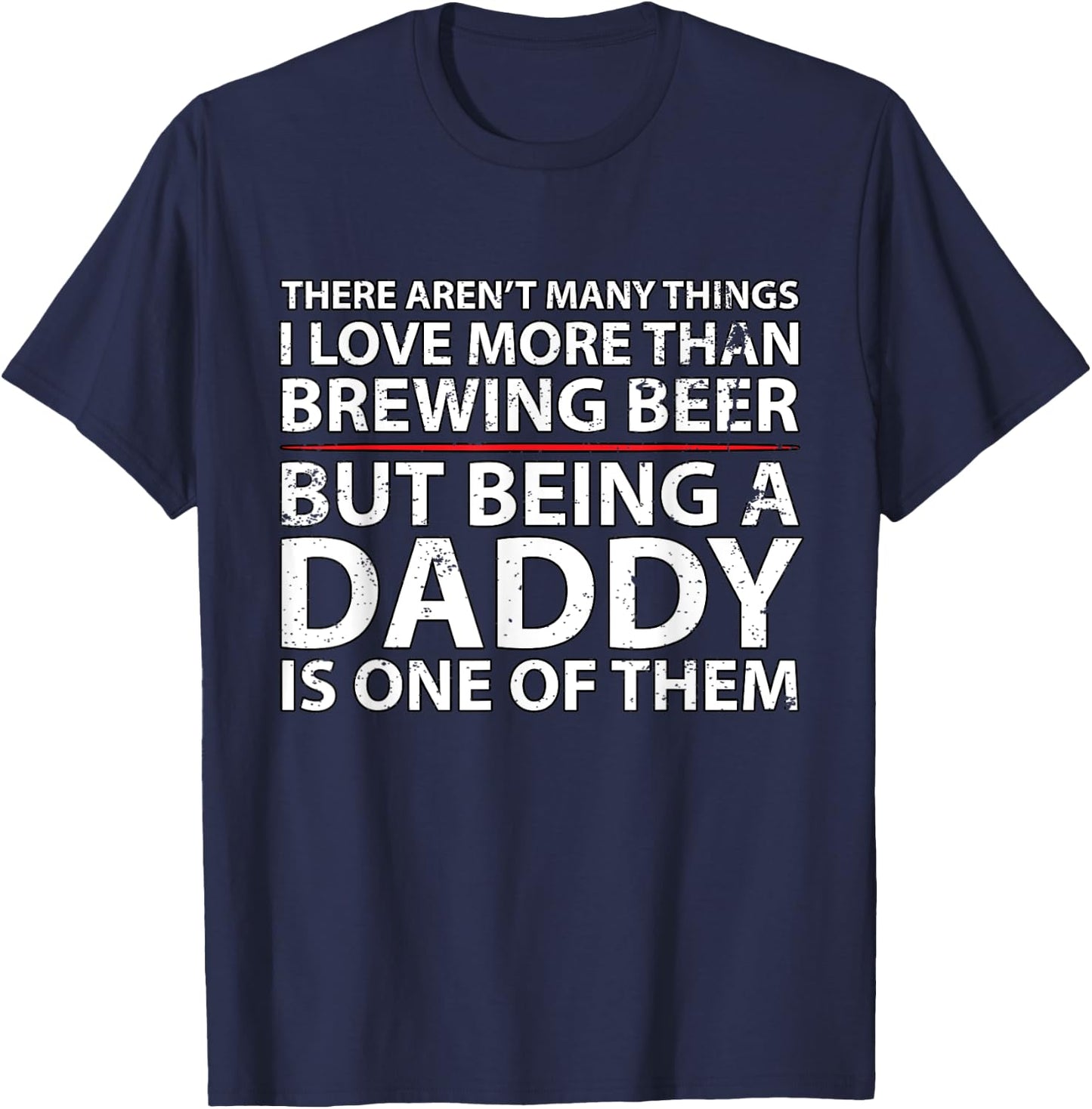Beer Brewer Dad Shirt Awesome Beer Brewing Father T-Shirt - T-Shirt | Navy