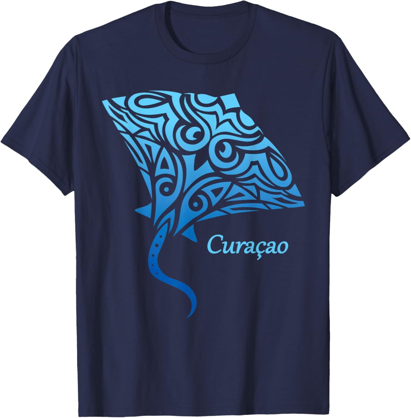 Curacao Stingray Girls Boys Toddler Souvenir T-Shirt - T-Shirt | Navy