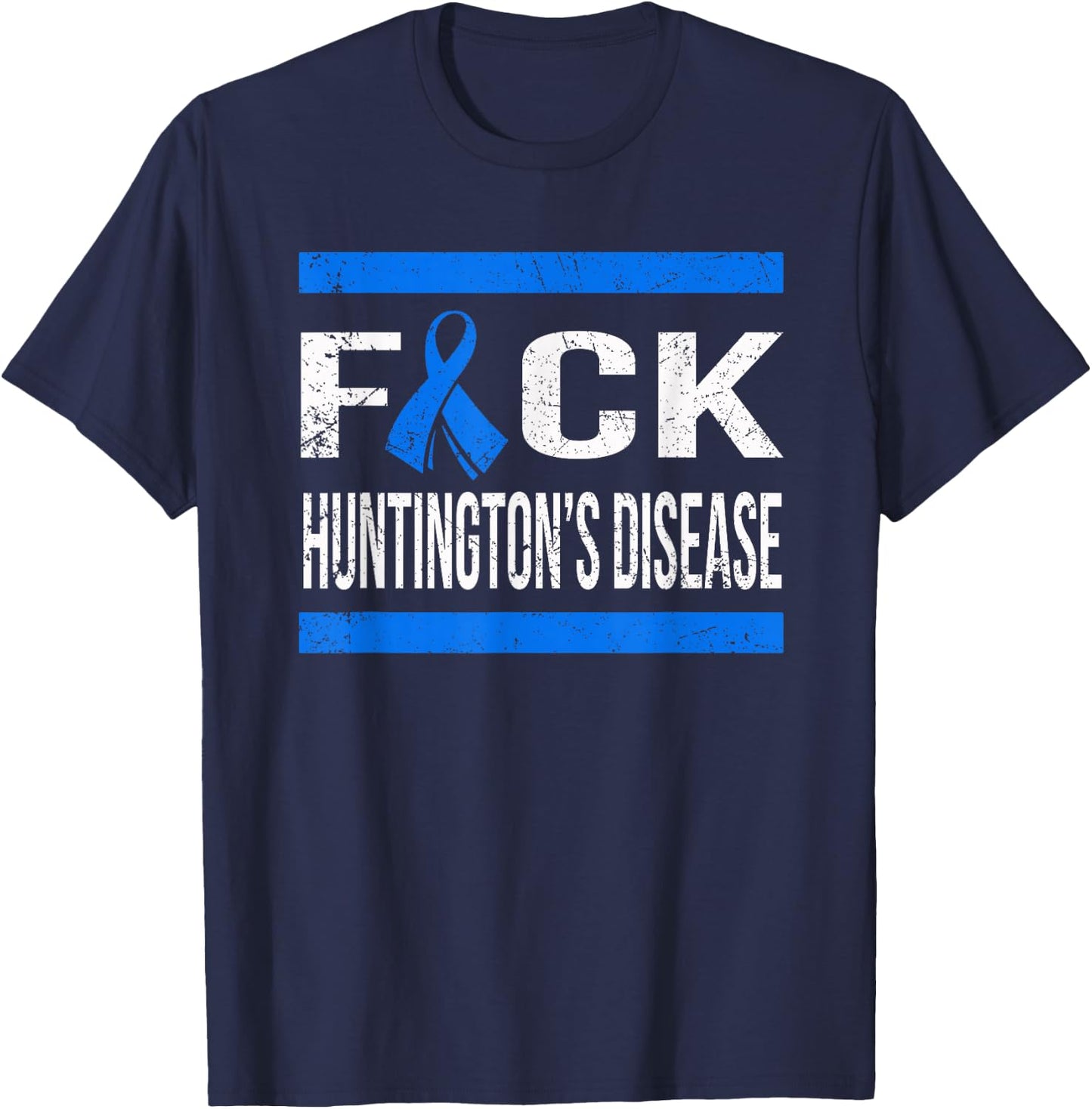 Support Huntington's Disease awareness t shirt T-Shirt - T-Shirt | Navy