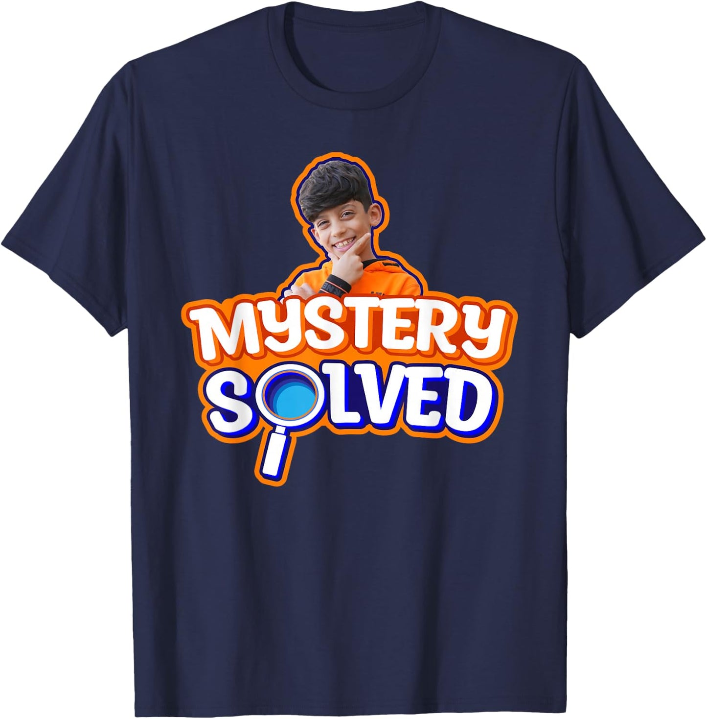 Jason Vlogs Mystery Solved T-Shirt - T-Shirt | Navy