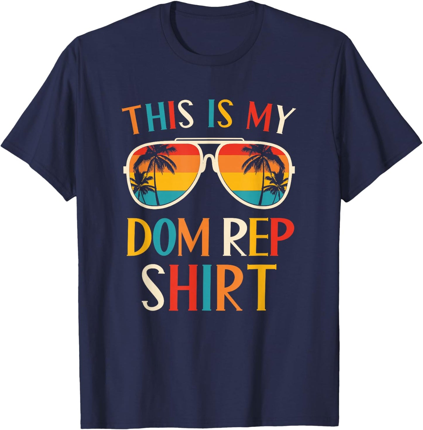Dominikanische Republik - This Is My Dom Rep T-Shirt - T-Shirt | Navy