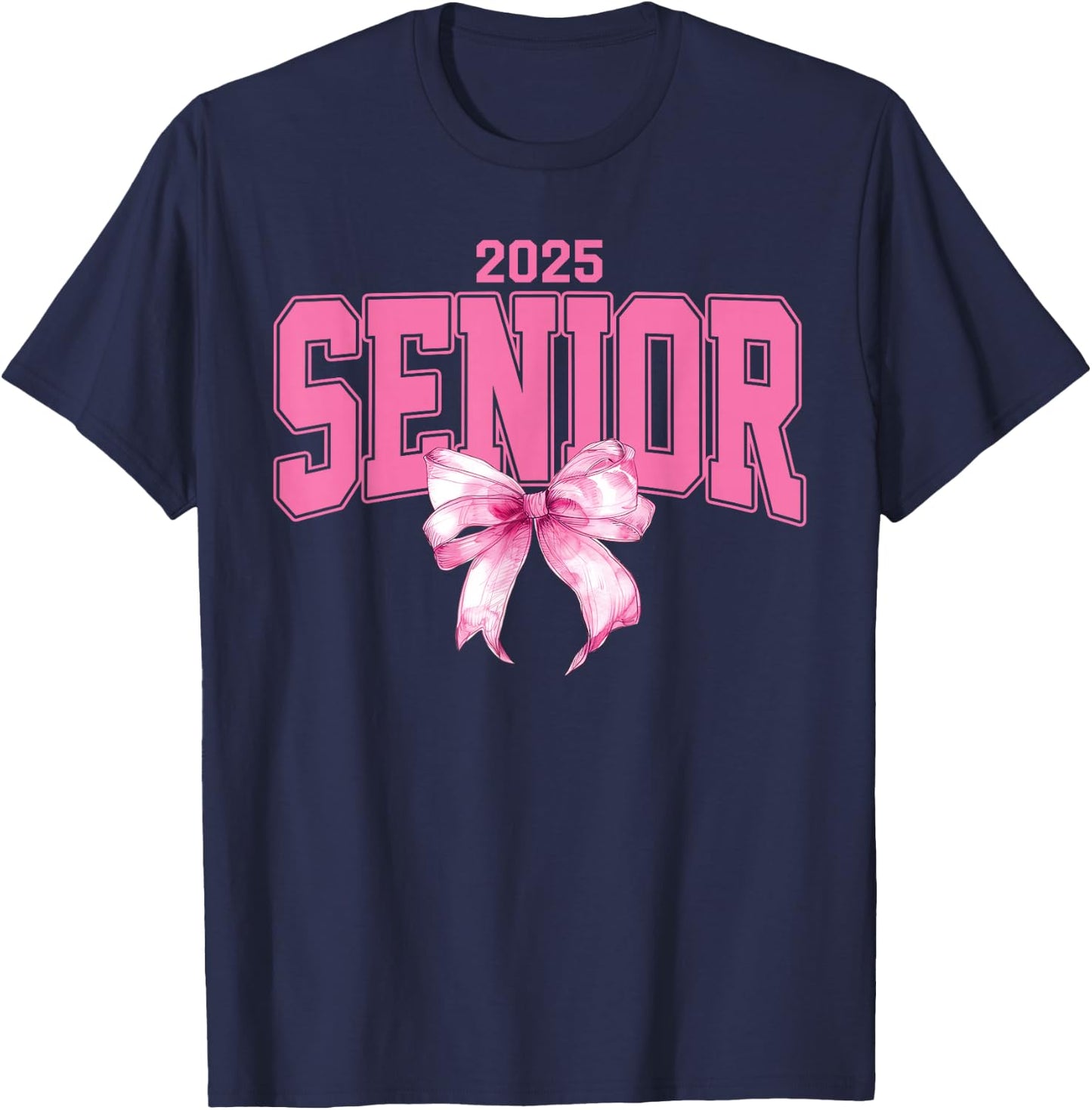 Senior 2025 Class of 2025 Seniors Graduation 2025 T-Shirt - T-Shirt | Navy