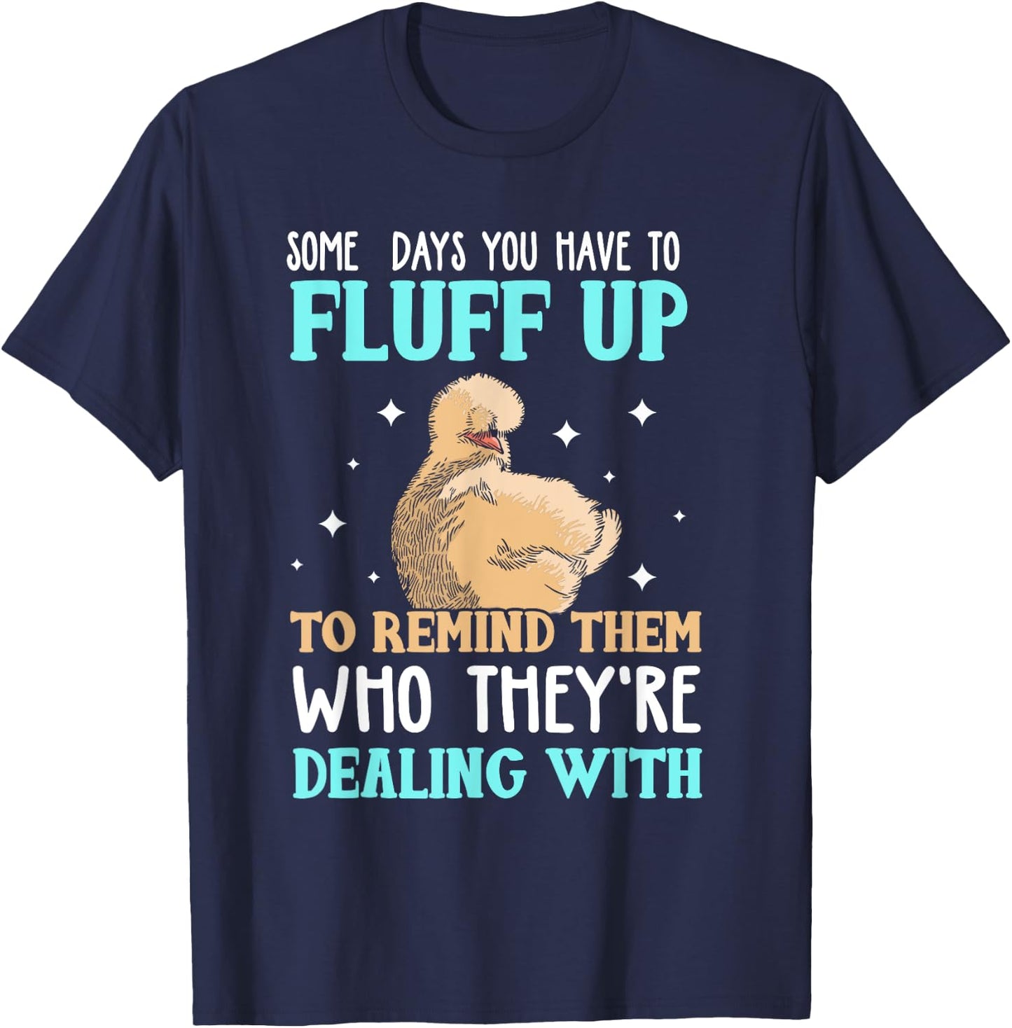 Silkie chicken T-Shirt - T-Shirt | Navy