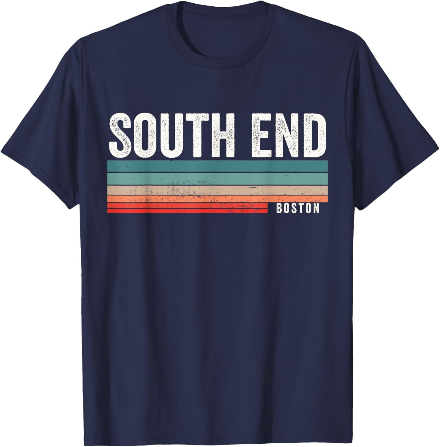 South End Boston Massachusetts, South End T-Shirt - T-Shirt | Navy