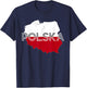 Poland For Gift Poland Poland Warsaw Flag , Black, S T-Shirt - T-Shirt | Navy