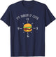 Burger O'Clock Cheeseburger Fast Food Burger Lover T-Shirt - T-Shirt | Navy