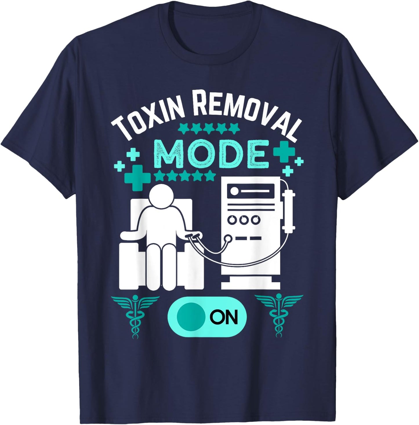 dialysis machine Technician nephrologist Tech -Adults Dialysis Technician Nurse Kidney RN Dialysis Tech T-Shirt - T-Shirt | Navy