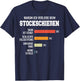 Stockschießen Eisstock Stockschütze Eisstockschießen T-Shirt - T-Shirt | Navy