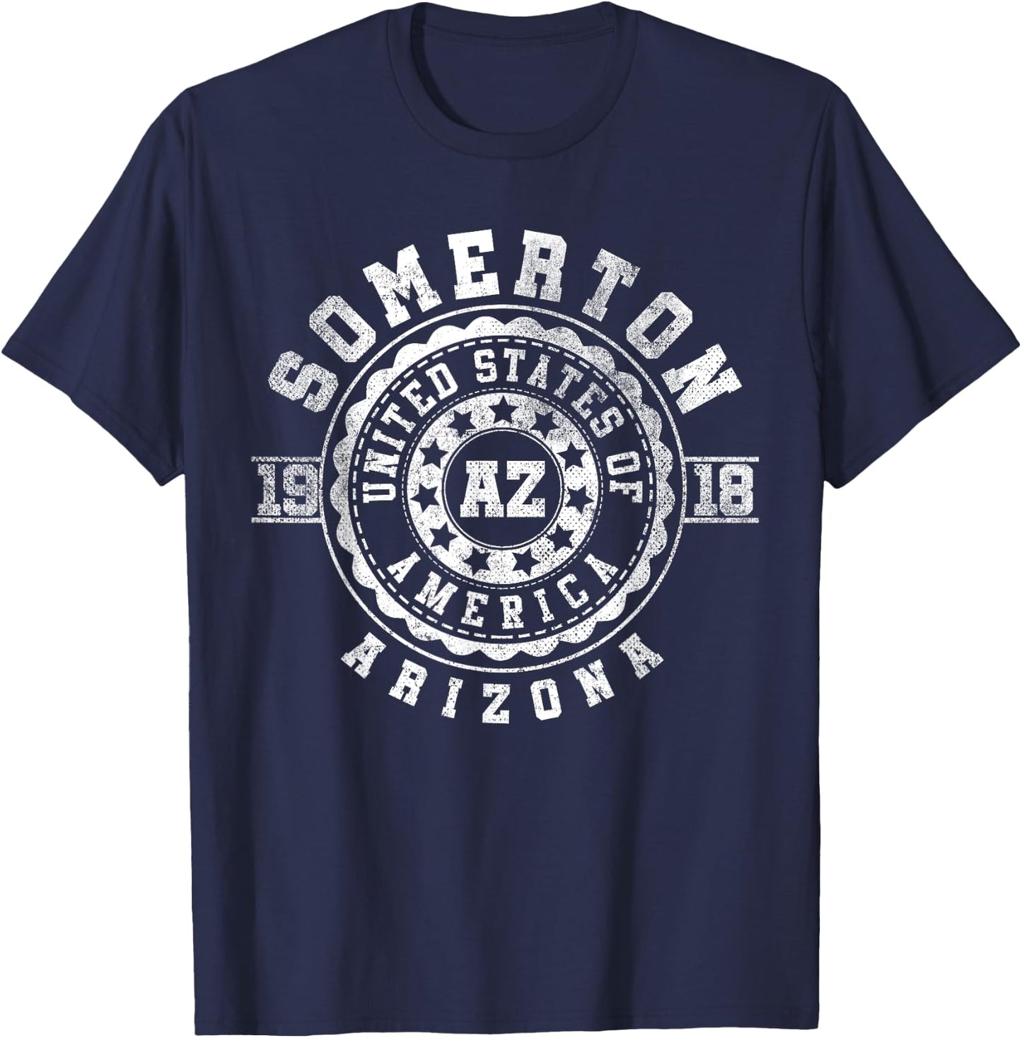 Somerton AZ | Arizona | Vintage City Apparels T-Shirt - T-Shirt | Navy