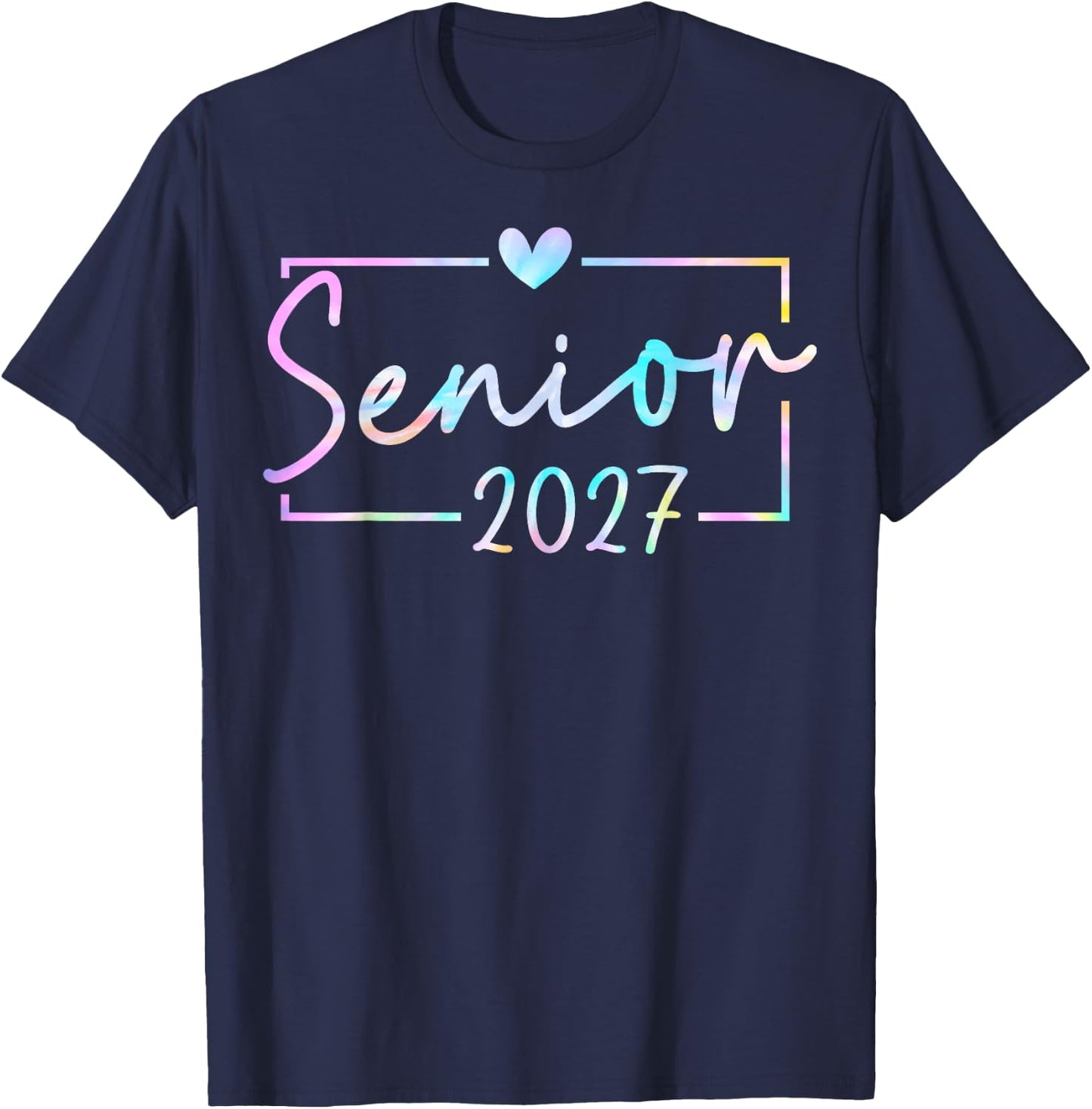 Senior 2027 Class of 2027 Senior Graduation 2027 Senior 27 T-Shirt - T-Shirt | Navy