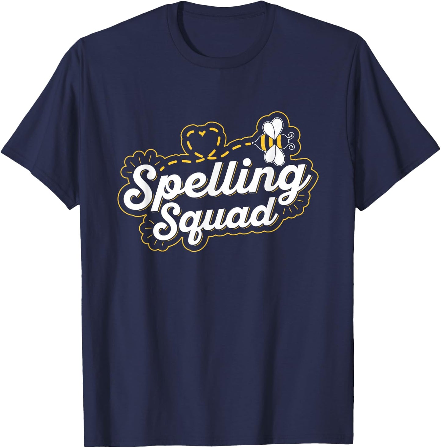 Spelling Squad Design for a Spelling Bee participant T-Shirt - T-Shirt | Navy
