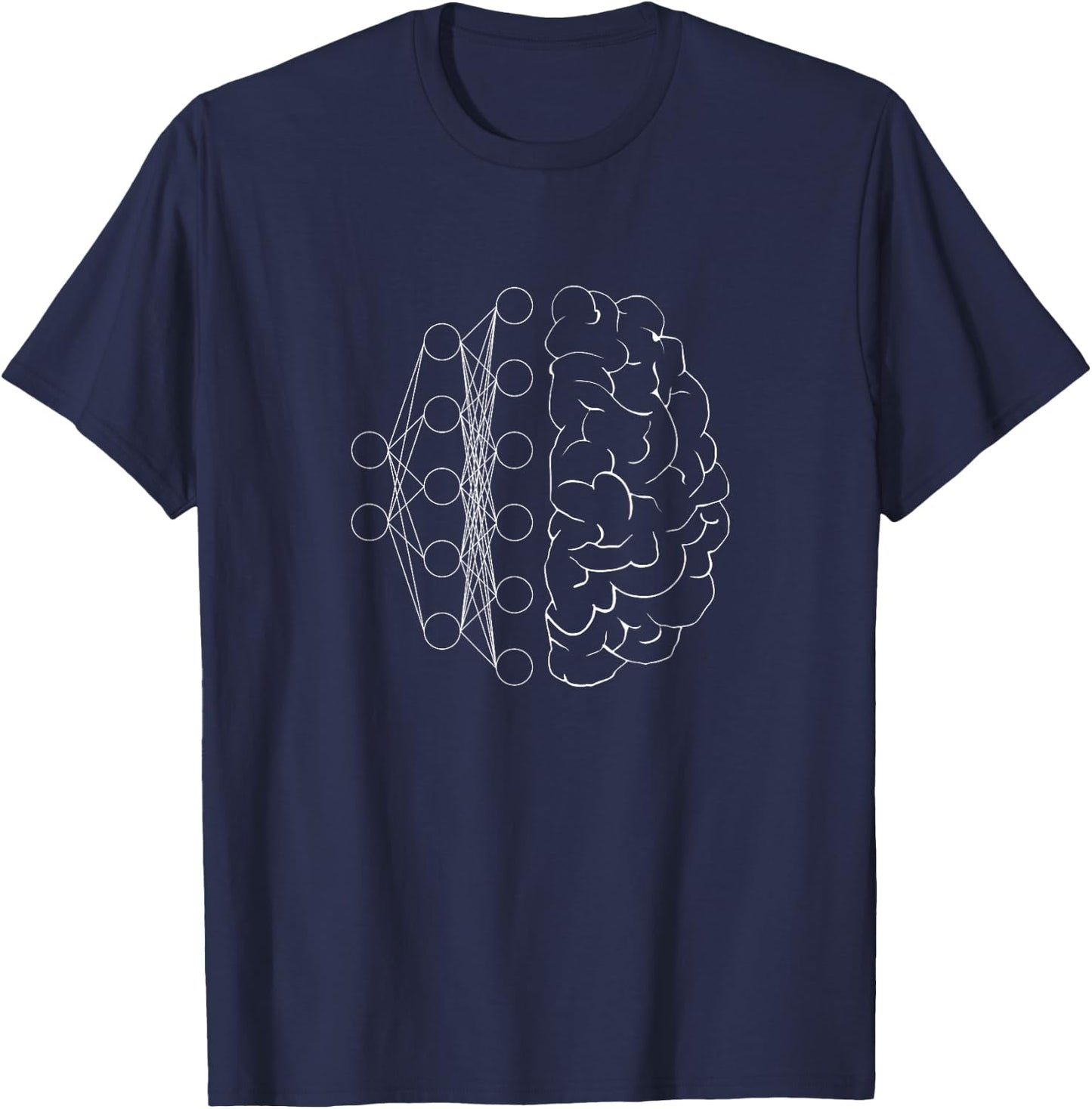 Artificial Intelligence | Deep Learning Neural Network T-Shirt - T-Shirt | Navy