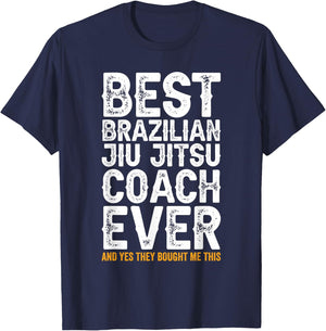 Bester Coach aller Zeiten und hat mir das gekauft - Jiu Jitsu Coach T-Shirt - T-Shirt | Navy