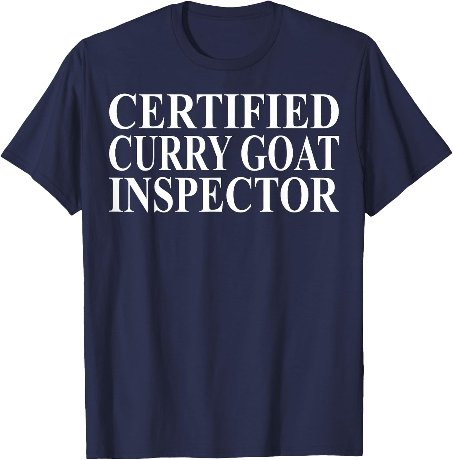 Curry Goat Apparel | Amazing Funny Goats Lover Design T-Shirt - T-Shirt | Navy