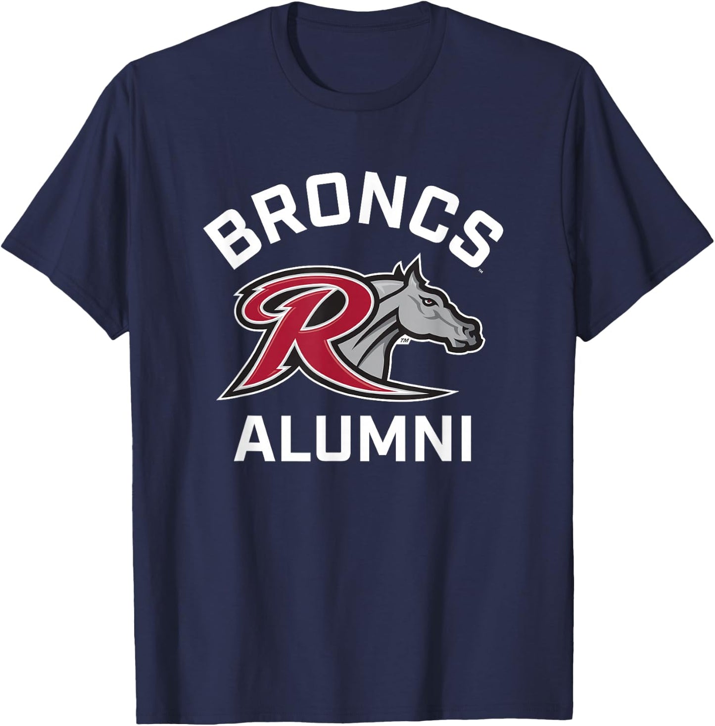 Rider University Broncs Arched Alumni T-Shirt - T-Shirt | Navy