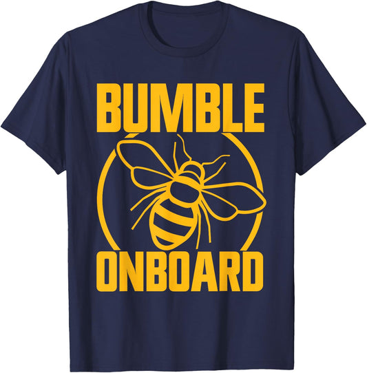Bumble aboard Bumblebee T-Shirt - T-Shirt | Navy