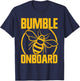 Bumble aboard Bumblebee T-Shirt - T-Shirt | Navy