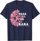 I Wear Pink For My Nana Breast Cancer Warrior Pink Ribbon T-Shirt - T-Shirt | Navy
