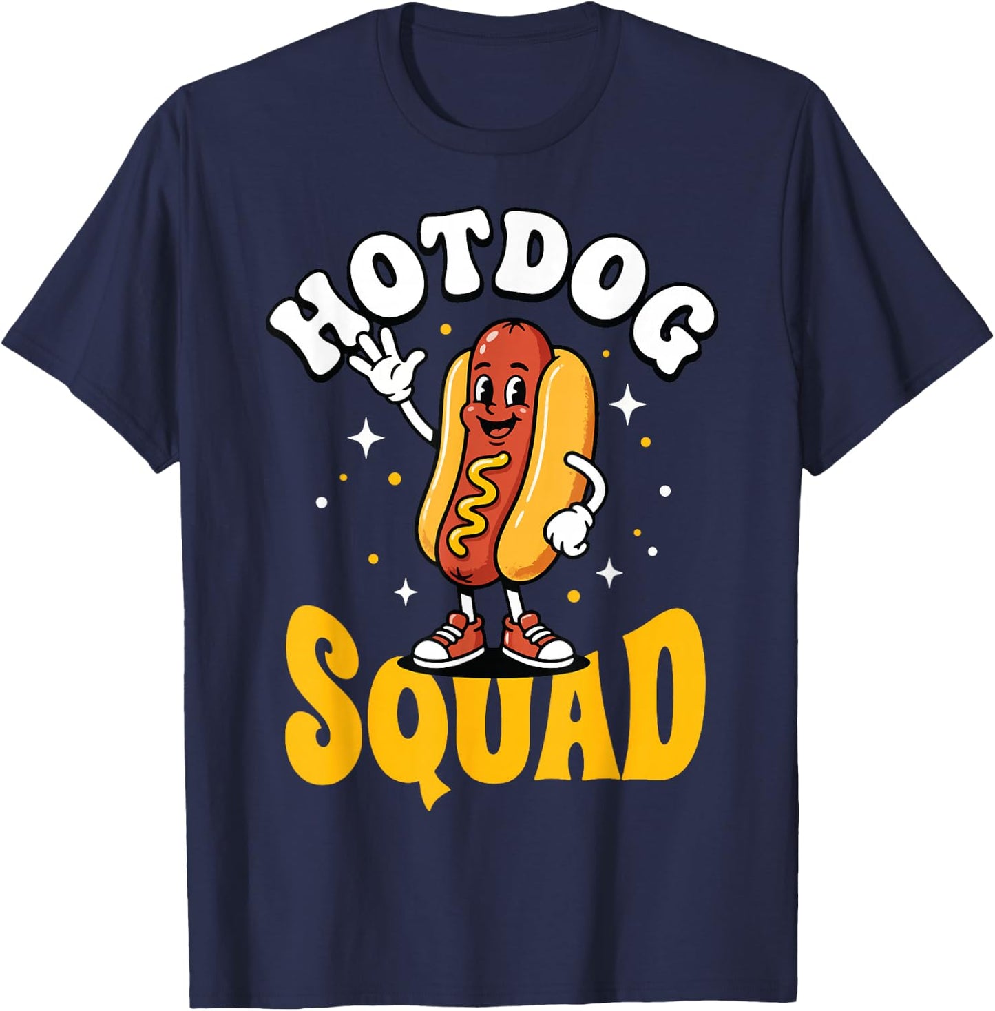 Hotdog Squad T-Shirt - T-Shirt | Navy