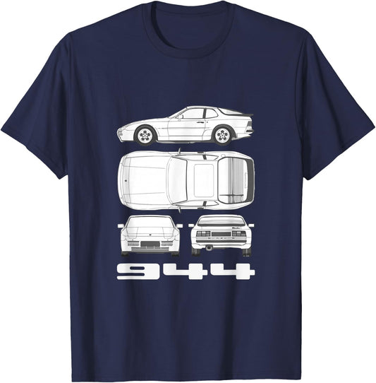944 Graphic Premium , black T-Shirt - T-Shirt | Navy