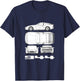 944 Graphic Premium , black T-Shirt - T-Shirt | Navy