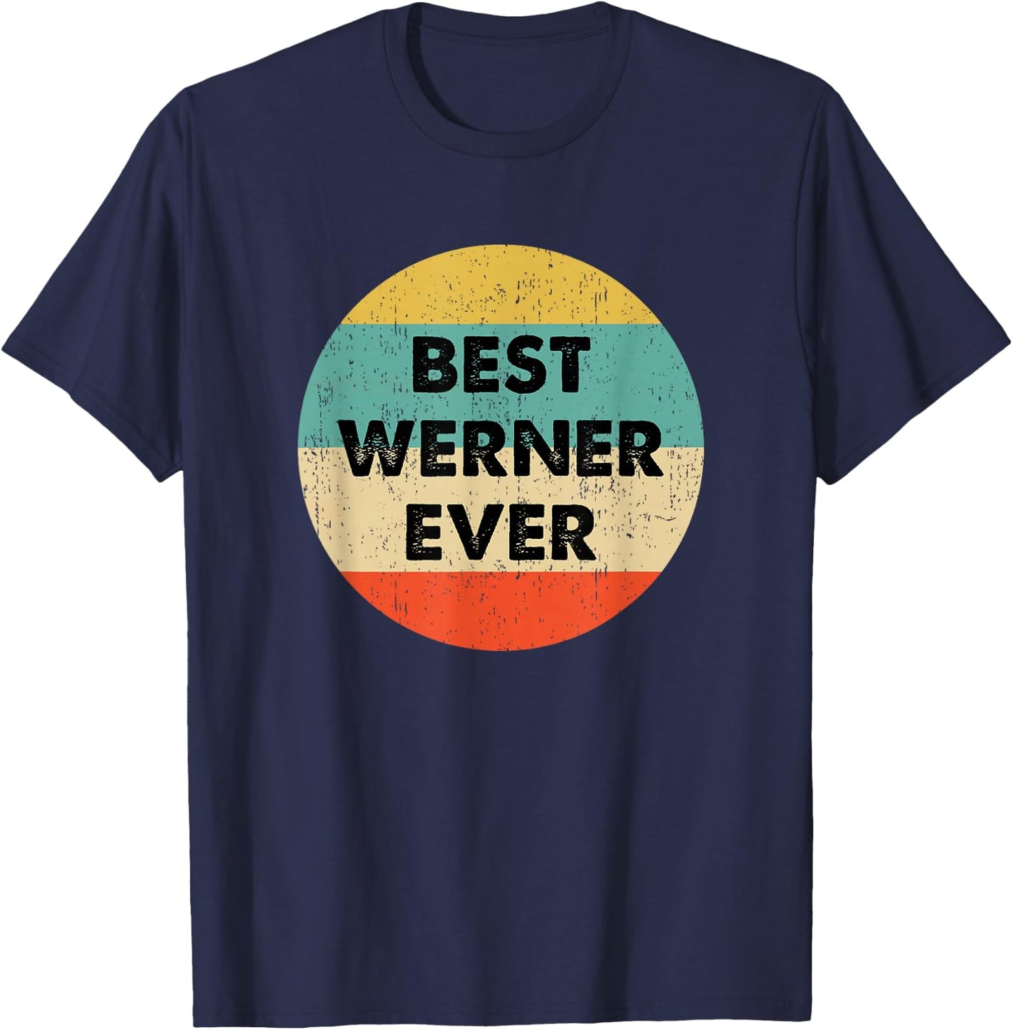 Werner Vorname T-Shirt - T-Shirt | Navy