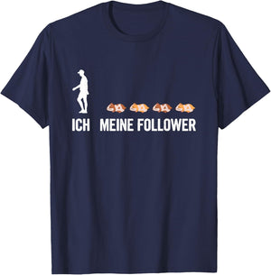Ich Meine Follower Meerschweinchen Haustier Meerschwein T-Shirt - T-Shirt | Navy