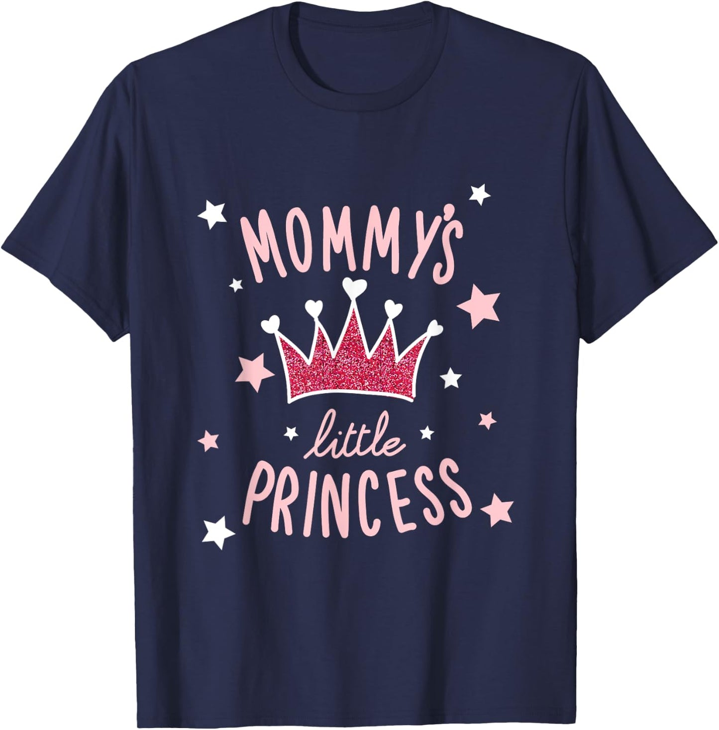 Mommy's Little Princess Cute Lovely T-Shirt - T-Shirt | Navy