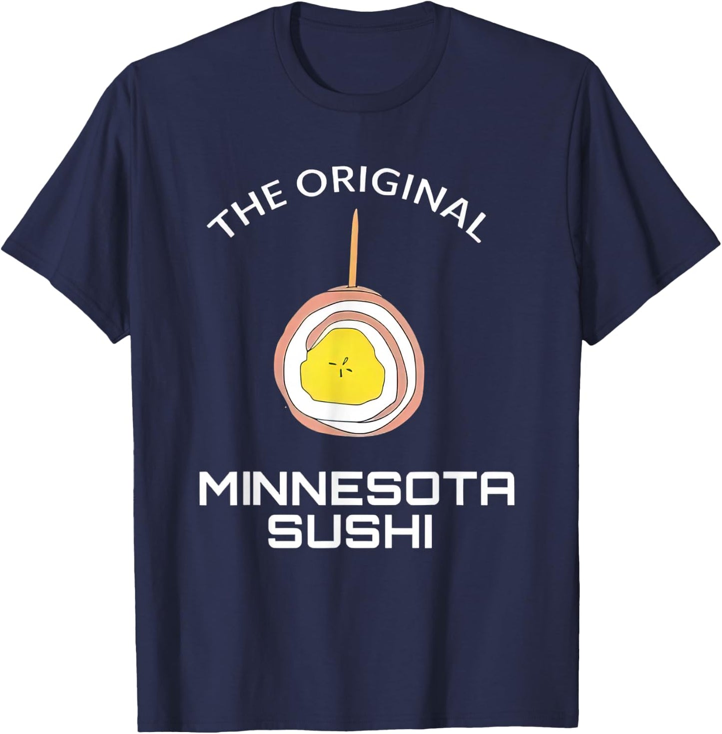 The Original Minnesota Sushi T-Shirt - T-Shirt | Navy