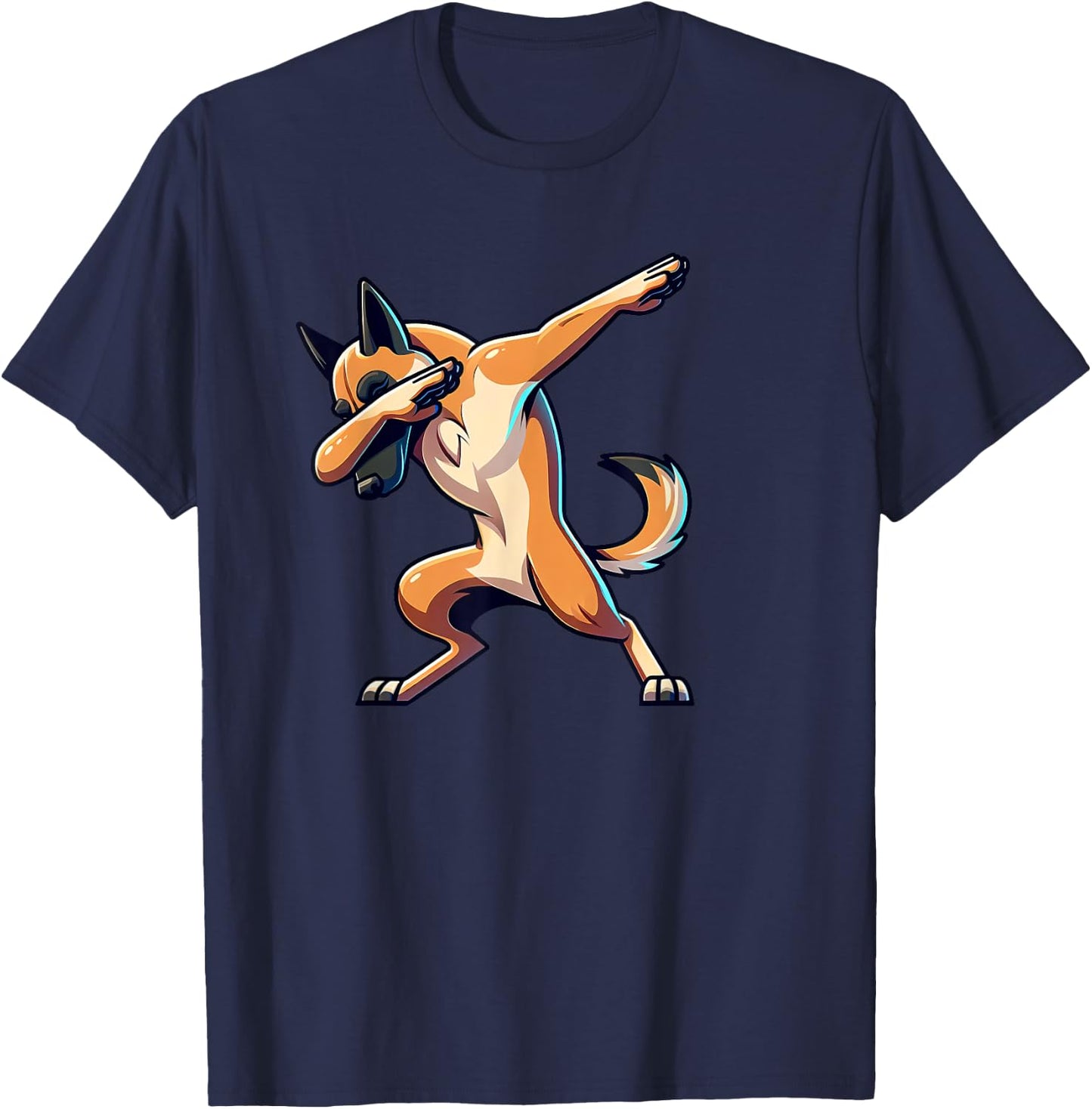 Malinois Belgian Funny Dog , Women, Kids T-Shirt - T-Shirt | Navy