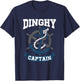 Small Boat Sailor Dinghy Captain T-Shirt - T-Shirt | Navy