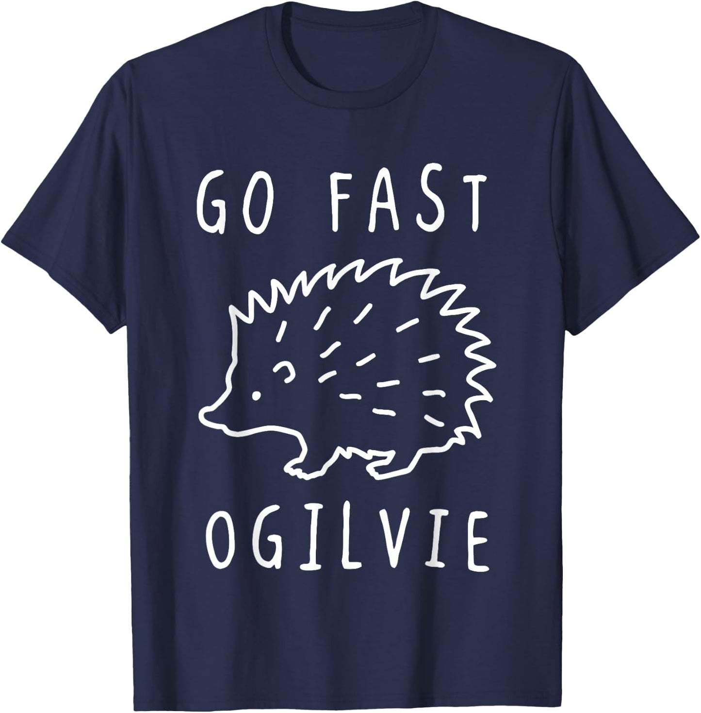 Go Fast Ogilvie Funny Women T-Shirt - T-Shirt | Navy