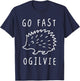 Go Fast Ogilvie Funny Women T-Shirt - T-Shirt | Navy