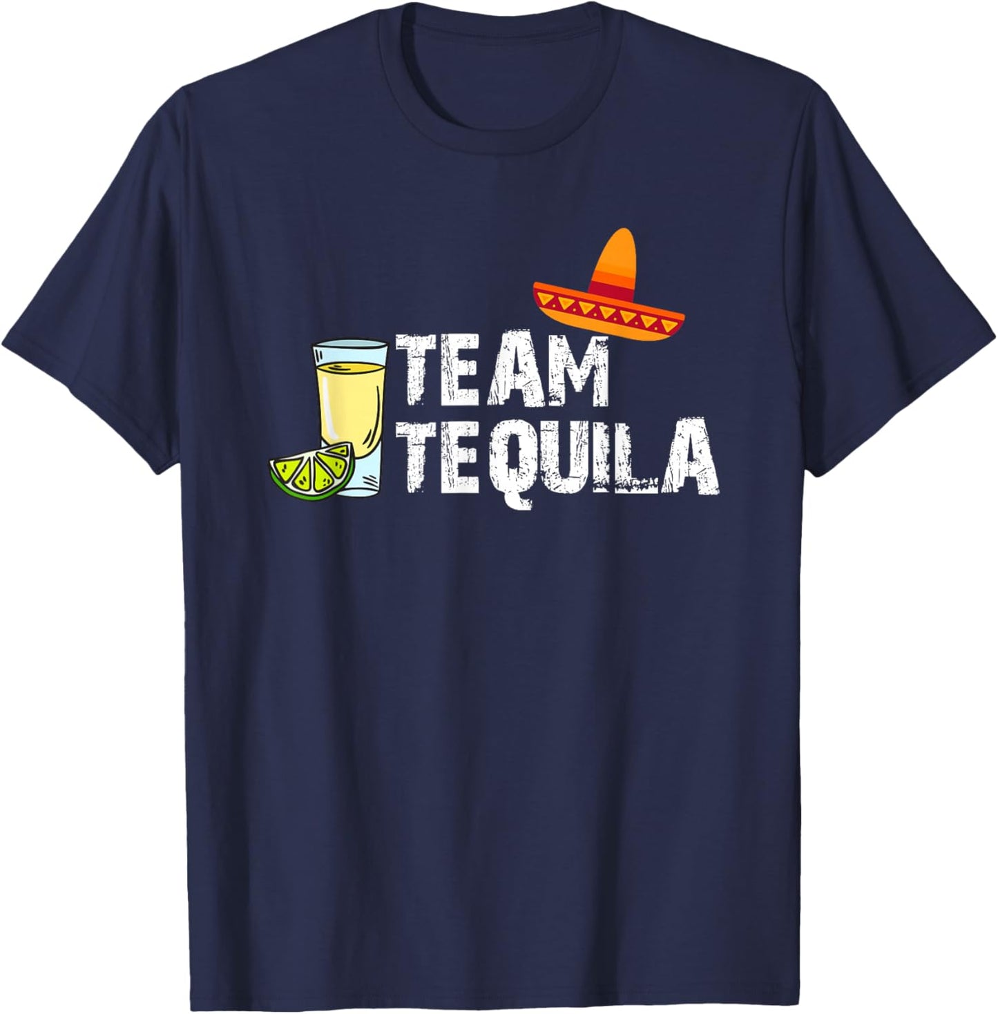 Team Tequila Alcoholic Drinks Drinks Drink Acevez T-Shirt - T-Shirt | Navy