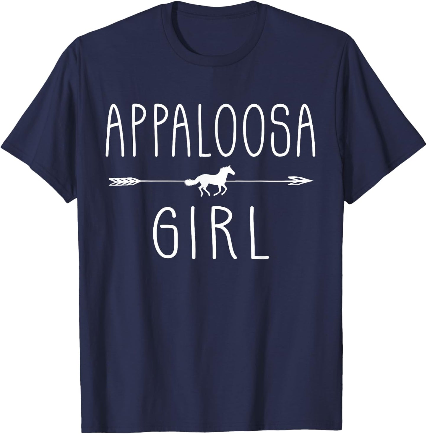 Appaloosa Horse Girl Shirt Gifts Horses Talk Derby To Me T-Shirt - T-Shirt | Navy