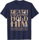 Death Could Not Hold Him But God Raised Him Christian Bible T-Shirt - T-Shirt | Navy