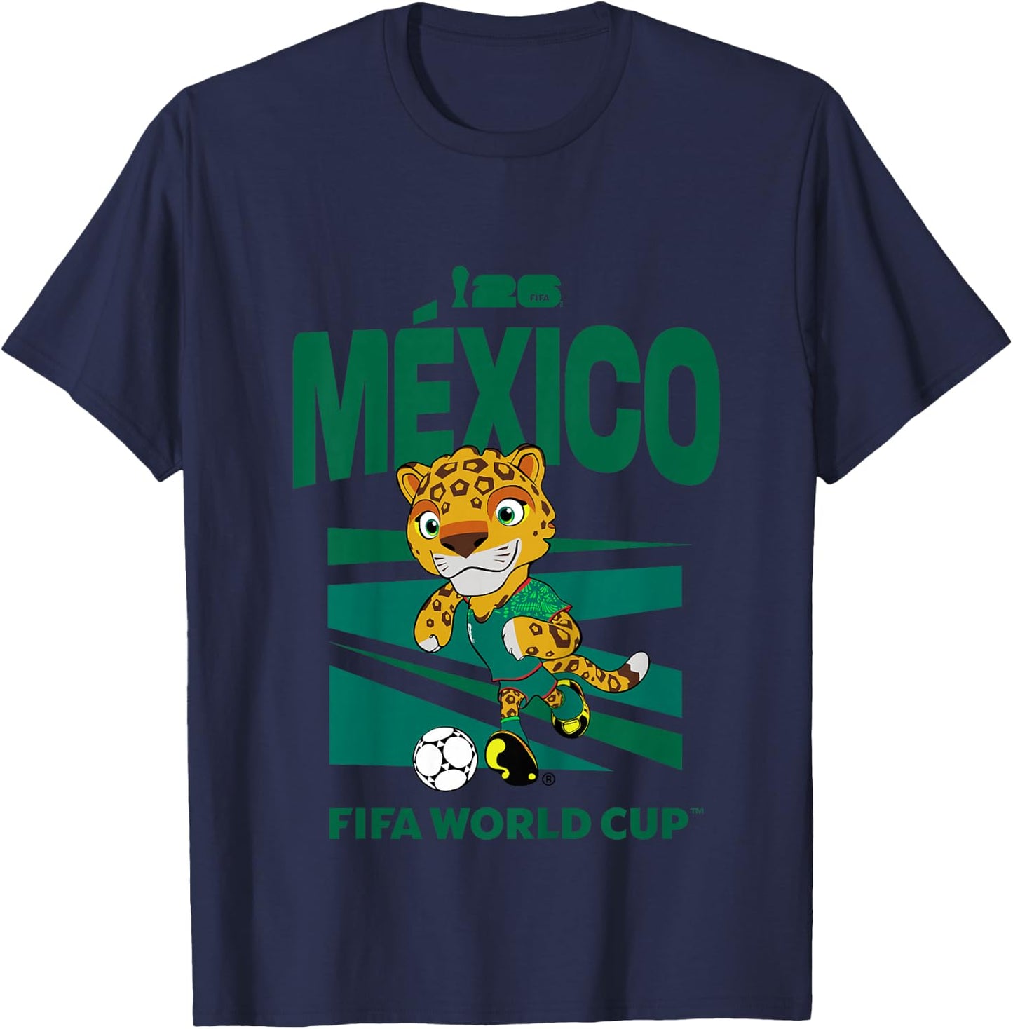 Enfant FIFA World CUP26 Mexico Balle de Mascotte T-Shirt - T-Shirt | Navy