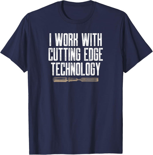 Wood Carving Woodworking Gift Carpenter T-Shirt - T-Shirt | Navy