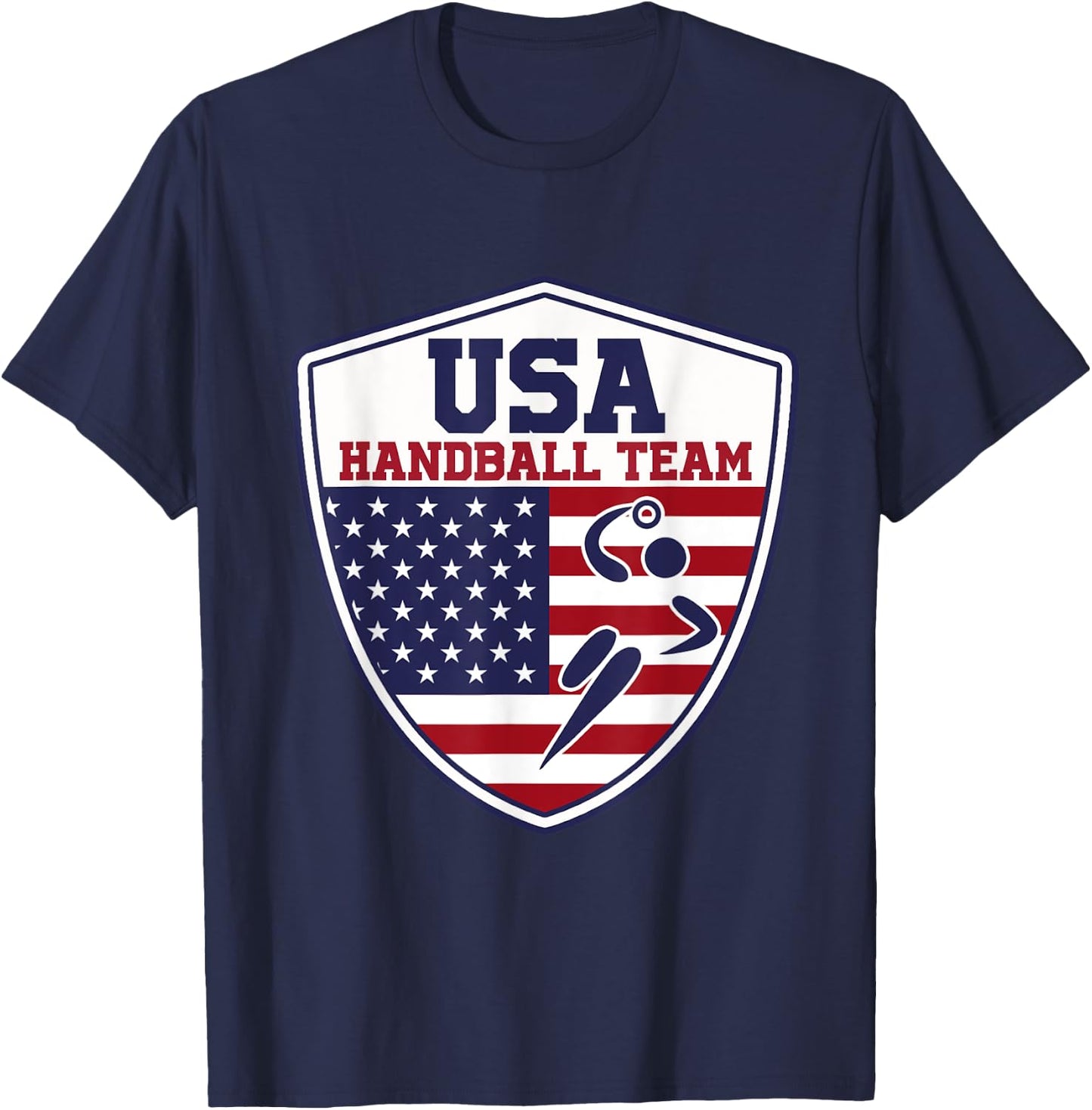 Handball Shirt for Sports Fans - USA Handball Team T-Shirt - T-Shirt | Navy