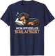 Official Dachshund Dog Sleep Shirt Funny Dachshund Dog , black T-Shirt - T-Shirt | Navy