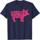 Get Piggy with it, Gettin' Piggy with it, Funny Farm T-Shirt - T-Shirt | Navy