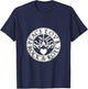 Peace Love and Rock'n'Roll Spruch Rocker-Motiv T-Shirt - T-Shirt | Navy