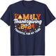 Family Thanksgiving 2024 Matching Outfit Turkey Squad Group T-Shirt - T-Shirt | Navy