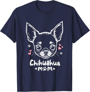 Chihuahua Mom Chihuahuas Chi T-Shirt - T-Shirt | Navy