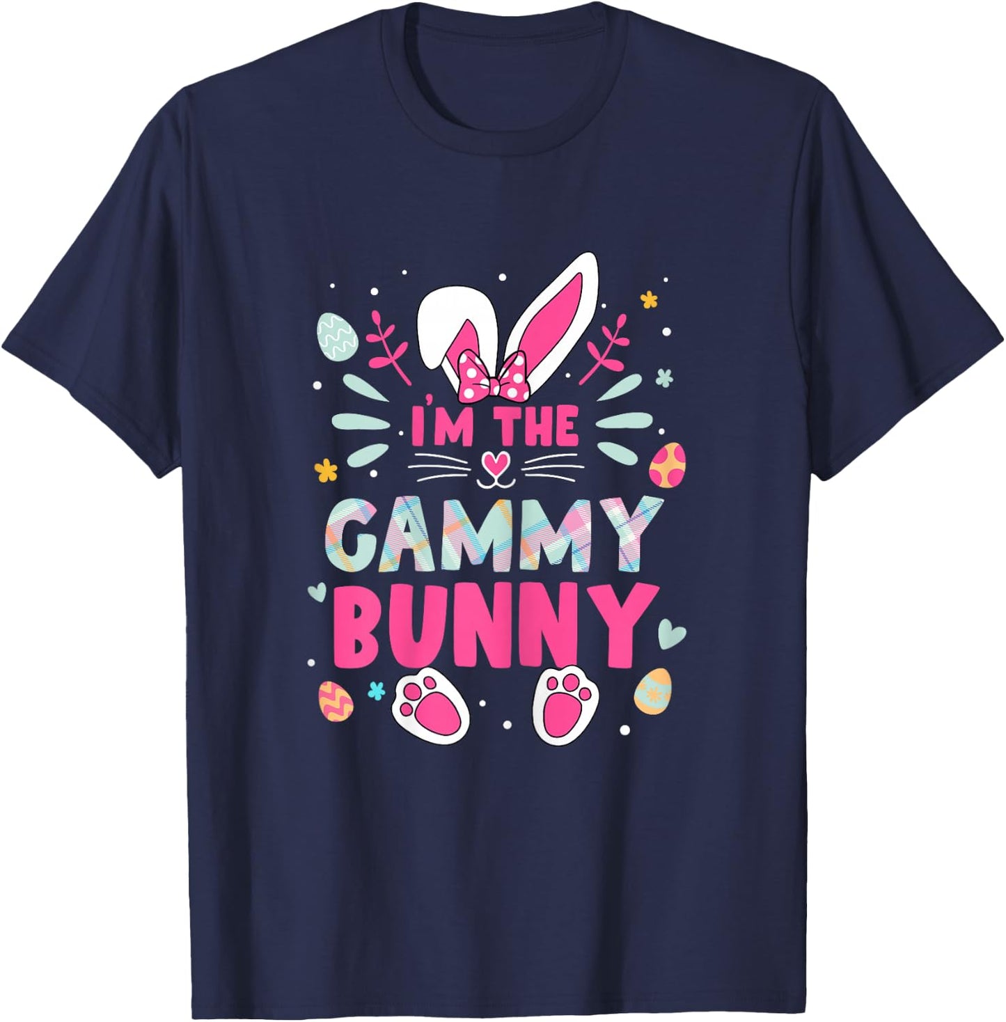 I'm The Gammy Bunny Happy Easter Cute Gammy Bunny Lover T-Shirt - T-Shirt | Navy