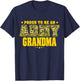 Proud To Be An Army Grandma - Camo Military Grandmother T-Shirt - T-Shirt | Navy