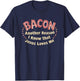 Bacon Another Reason I Know That Jesus Loves Me T-Shirt - T-Shirt | Navy