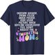 Gymnastics Mom Definition Mom Of A Gymnast Mother T-Shirt - T-Shirt | Navy