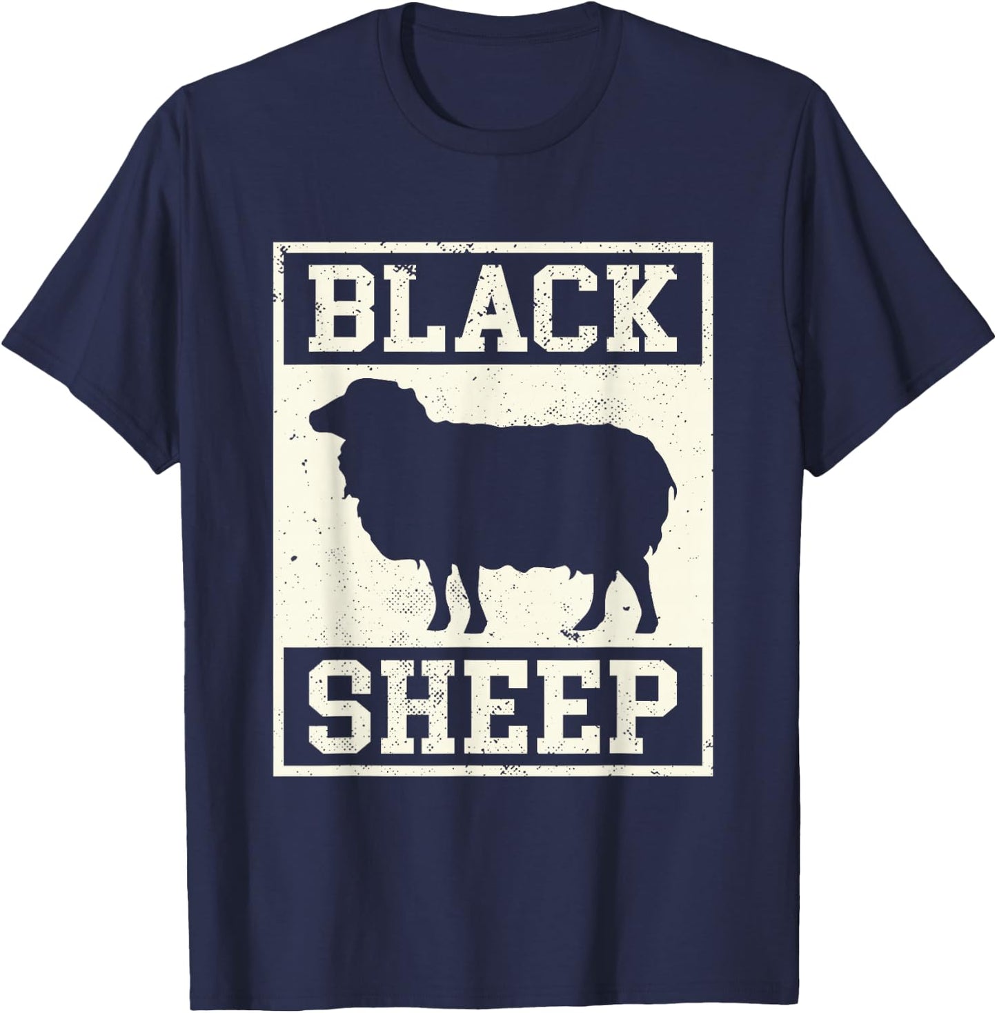 Black Sheep | Outsider Different | Be Yourself T-Shirt - T-Shirt | Navy